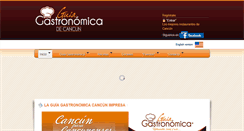 Desktop Screenshot of guiagastronomicacancun.com